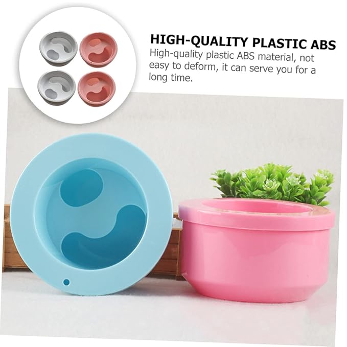 Mikinona Abs Plastic Nail Soaking Bowl Nail Art Supplies Manicure Bowl Random Color