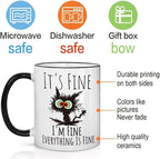 FALJIOK Funny Cat Coffee Mug Gifts - Image 4