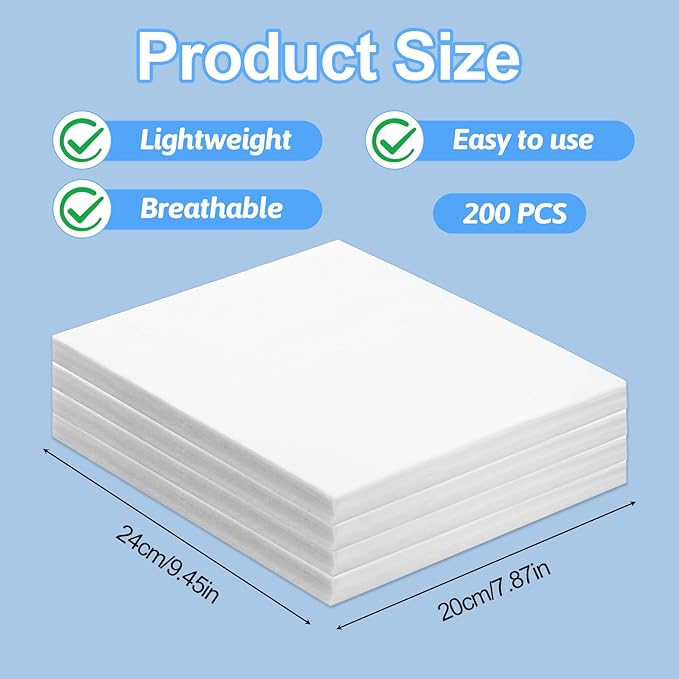 200 Sheets Nail Dust Collector Filter Paper Nail Vacuum Dust Collector Disposable Nails Dusts Filters for Most of Nails Dusts Collectors Machine for Salon Spa Tech Supplies Accessories