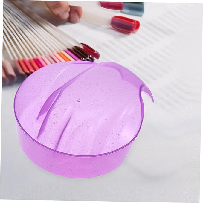 4pcs Nail Soak Bowl Nail Art Hand Soaking Bowl Polish Removal Tray Multipurpose Manicure Tray Spa
