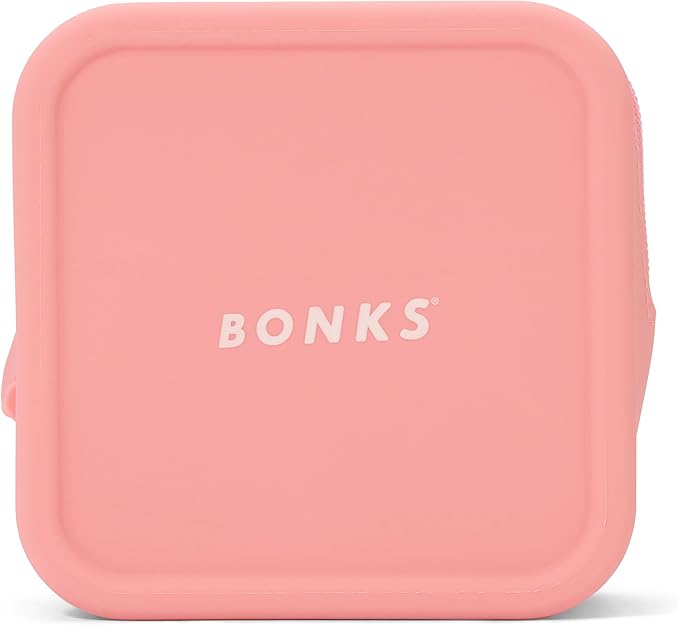 BONKS GoGo Kit - Emergency Tween Period Kit - Portable Menstrual Pouch for Women - Essential Women's Travel Kit - Includes Pads, Tampons, Underwear & More - Female Hygiene Care - S/M (12-14)