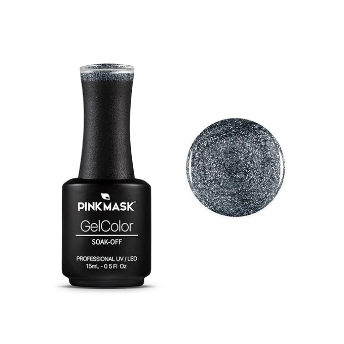 PINK MASK Gel Color Nail Polish Piantao - Tango Col. 15ml / o.5 oz - UV/LED Gel Polish, Non Wipe, Long Lasting, Soak Off Formula