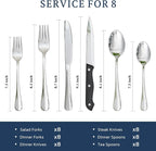 Astercook Silverware Set 48-Piece Flatware - Image 6