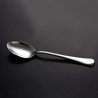 VANRA 4-Piece Children Spoons Stainless Steel Kids Dinner Spoons Child Silver - Image 3