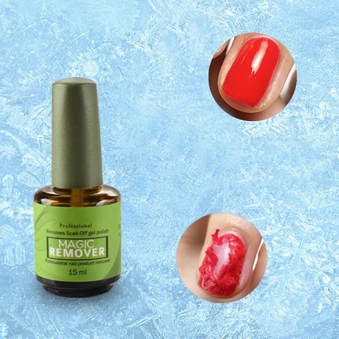 Hemoton Gel Nail Polish Remover Fast Acting Gel Polish Remover Gentle on Nails Great for Home and Professional Salons