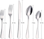 Silverware Set, SHARECOOK 20-Piece Stainless Steel Flatware Set, Kitchen - Image 2