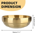 7.4 inch Gold Decorative Bowl for Home Decor - Image 2