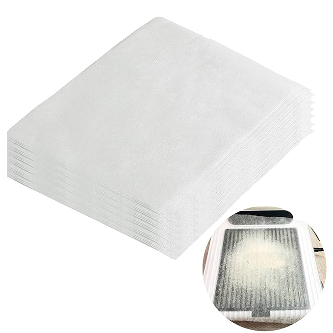 200 Sheets Nail Dust Collector Filter Paper Disposable Nail Dust Filters for Most of Nail Dust Collector Machine Nail Vacuum Dust Collector for Nail Salon Nail Spa Nail Tech Nail Supplies Accessories