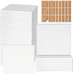 36 PCS Ceramic Tiles for Crafts, Unglazed Matte Coasters by GOHDODD