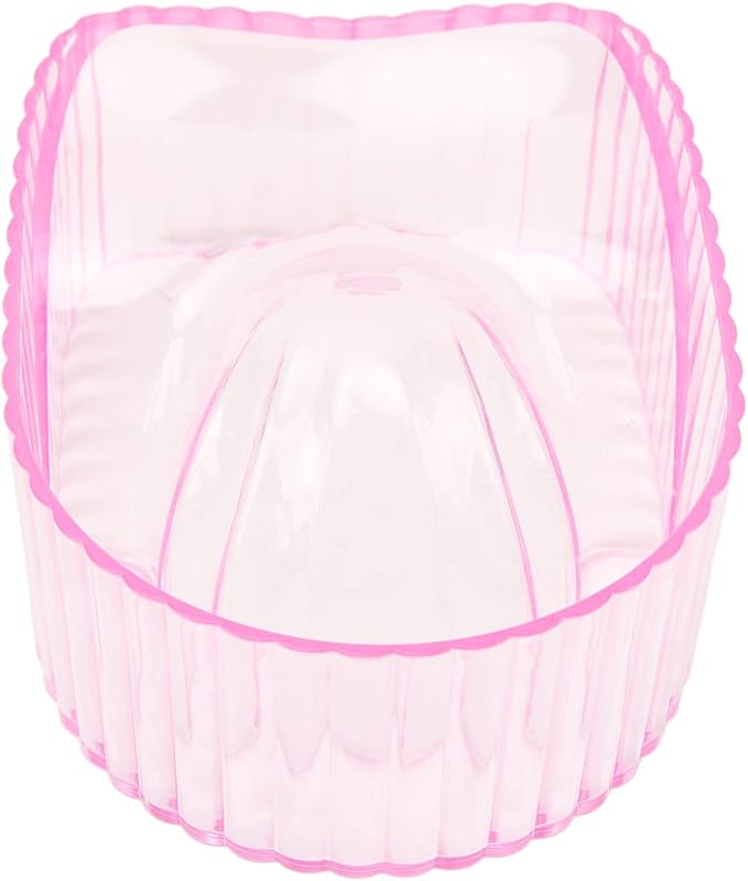 Hand Soaking Bowl, Acrylic Soften Dead Skin Clean Nail Manicure Wash Soaker Tray, Nail Art Hand Wash Remover Soak Bowl for Beauty Salon ()
