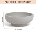 Decorative Resin Bowl, Large Fruit Bowl, coffee tables, and entryways. Use - Image 2