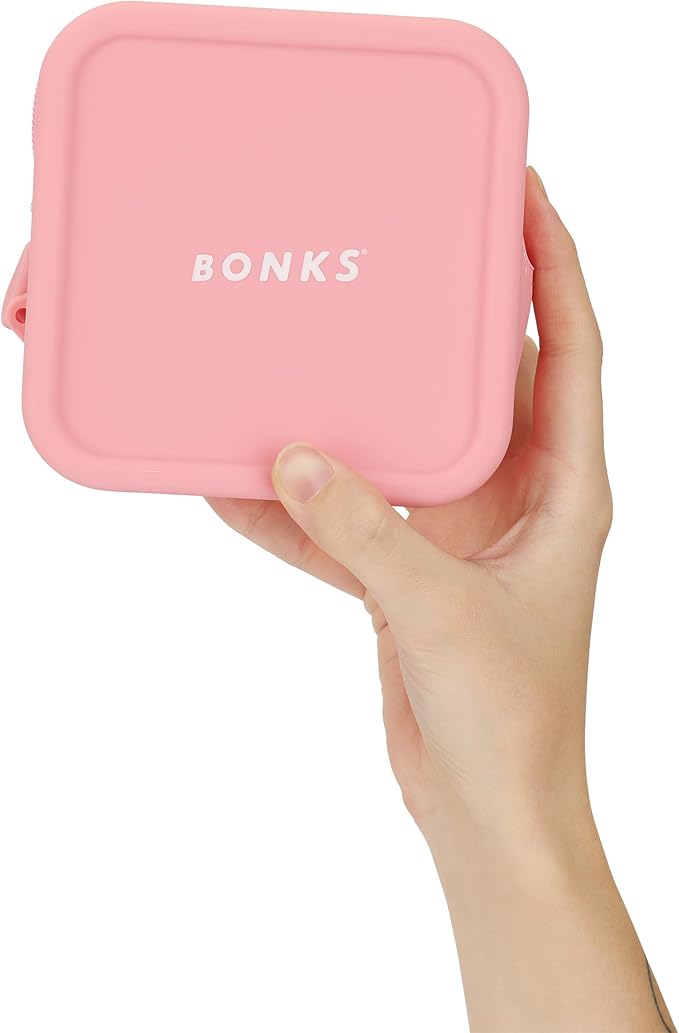 BONKS GoGo Kit - Emergency Tween Period Kit - Portable Menstrual Pouch for Women - Essential Women's Travel Kit - Includes Pads, Tampons, Underwear & More - Female Hygiene Care - S/M (12-14)