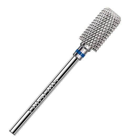 Nail Drill Bit 3/32”, Fast Remove for Acrylic or Hard Gel,Barrel Nail File Carbide Bit for Nail Cuticle Gel Dipping Powder Polishing, Professional Manicure Pedicure Nail Art Tool,Medium