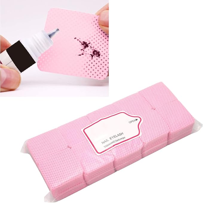 Lint for f ree Nail Wipes , 1000pcs Lash Extension Glue Wipes , Lint for f ree Wipes , Soft Nail Polish Remover Wipes , Eyelash Extension Glue washing Pad , Nail Supplies , for Lash Extension Supplies