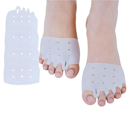 Metatarsal Pads & Toe Spacers (2 Pairs) – Ball of Foot Cushions for Women – Bunion Corrector, Metatarsalgia Relief, Neuroma Support – Soft Breathable Toe Straightener for Morton’s Toe & Foot Pain