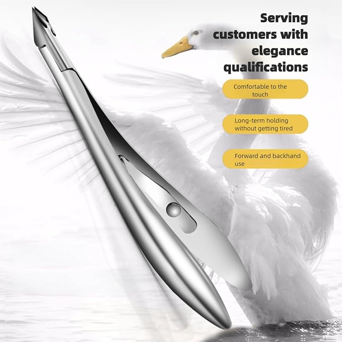 Cuticle Nippers, Professional Accurate Fast Sharp Small Jaw Cuticle Cutters, Nail Cuticle Cutting Pliers, Nail Dead Skin Remover Tool,Stainless Steel Cuticle Trimmer, Silver, Jaw 3mm