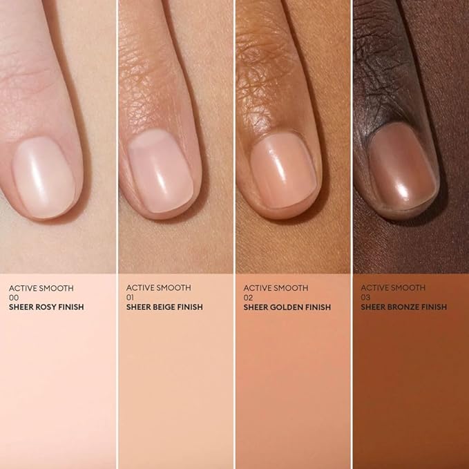 Manucurist Active Smooth 02 Nail Concealer Polish & Care - 2 in 1 Nude Nail Polish : Nail Strengthener and Growth - Nail Concealer - Ridge Filler for Nails - Natural Nail Polish - Golden Finish