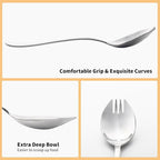 Alata Mini Sporks, 5.7 Inches Salad Forks - Image 4
