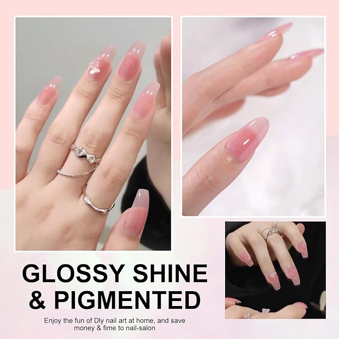 Major Dijit Quick Dry Nail Polish Nude Pink Summer Nail Lacquer for Nail Art Regular Nail Polish 0.41 fl oz.
