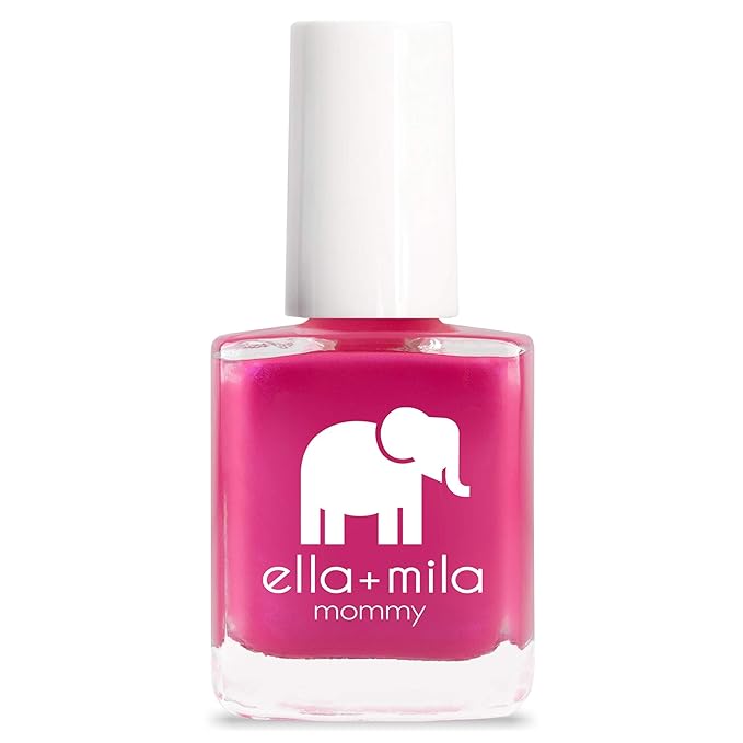 ella+mila Professional, Quick Dry, Long-Lasting & Chip-Resistant Pink Nail Polishes (Cosmo Pink - 0.45 fl oz)