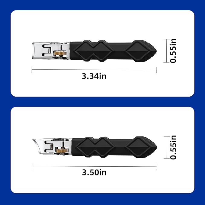 【Sold by NURIUN for Authenticity】 Graddi Orthoclip Nail Clippers for Thick Toenail Clippers for Seniors, Ultra Sharp Nail Clippers for Men, Heavy Duty Ingrown Toenail Clippers, Slanted Nail Cutters