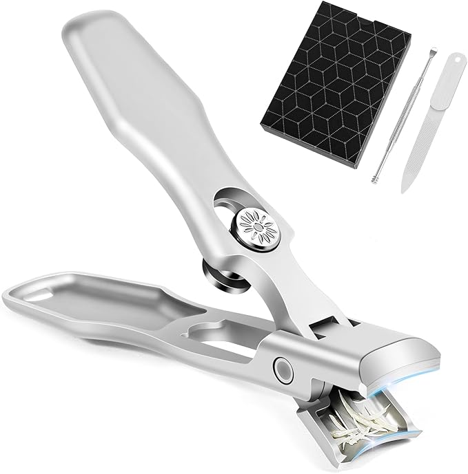 Nail Clippers for Men Toenail Clippers and Fingernail Clipper Toe Nail Clippers for Women Nail Clipper with Long Handle Wide Jaw
