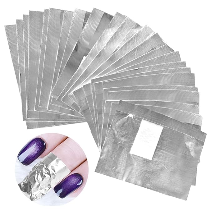 Tongcloud Nail Polish Remover Nail Foil Wraps Nail Gel Remover Soak Off Foils Cotton Pads Gel Polish Remover Soak Off Wrap (2.5x3.5, 200.00)