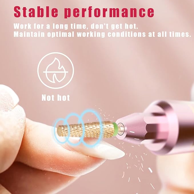 Wolfride 4Pcs 5 in 1 Professional Nail Drill Bit Set - Super Long 3/32" Carbide Tungsten Electric Nail File Bits for Manicure, Pedicure, Cuticle, Gel Polishing & Acrylic Nails M, C, F, XF