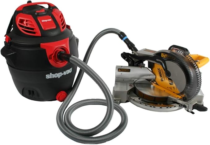 Quick Click Dust Collection Separator, w/ 16 Ft Hose Set and Urethane Ducting Hose