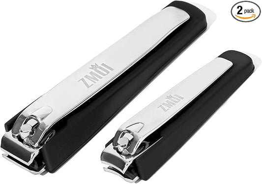 Nail Clippers – Practical Nail Clippers with Catcher - Toe Nail Clippers and Fingernail Clippers Set - Professional Nail Clippers for Women and Men – Stainless Steel Design
