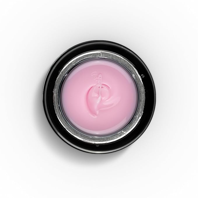 PINK MASK Builder Gel in a Pot 30g Creamy Light Pink, Nail Extension/Strengthener in a Pot, Hard Gel for Nails, Sculpting UV/LED Acrylic Manicure Nail Art