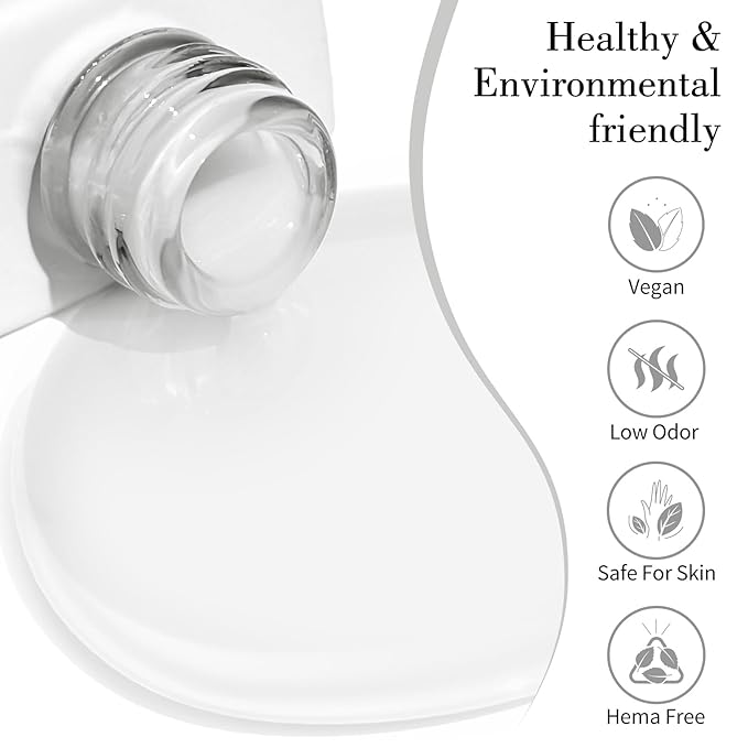 CANNI Rubber Base Gel - 9ml White Nail Strengthener Gel, Flexible Base Coat for Weak Nails, UV LED Soak Off Natural Look Manicure DIY Women