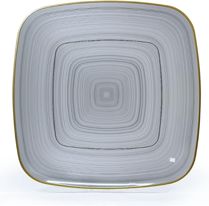 " OCCASIONS " 640pcs set-Wedding Party Disposable Plastic Plate Set -80 x 10'' - Image 3