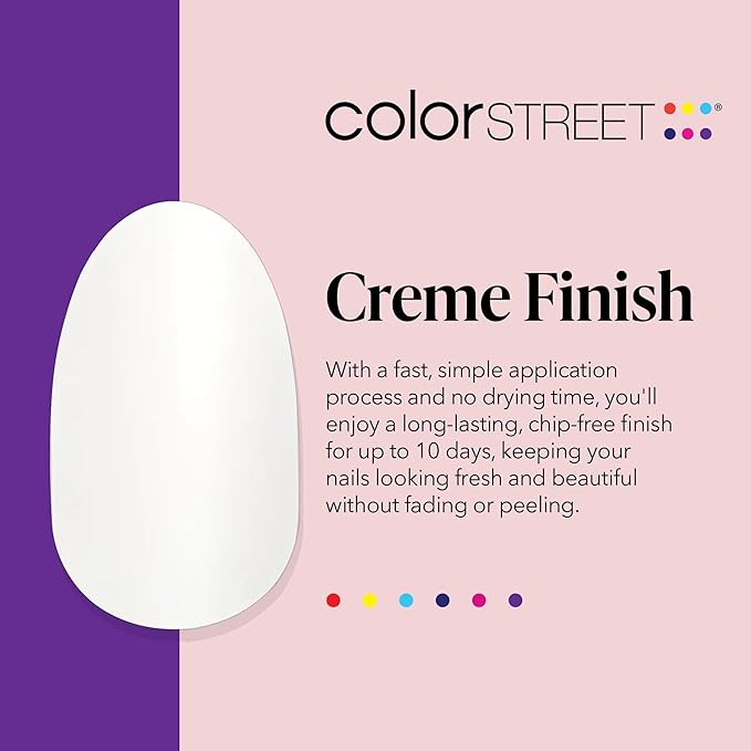 Color Street Swiss and Tell Nail Strips