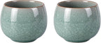 KAMMAK Japanese Tea Cups, 5 Oz Small Handmade Ceramic Teacups, Loose Leaf and by KAMMAK
