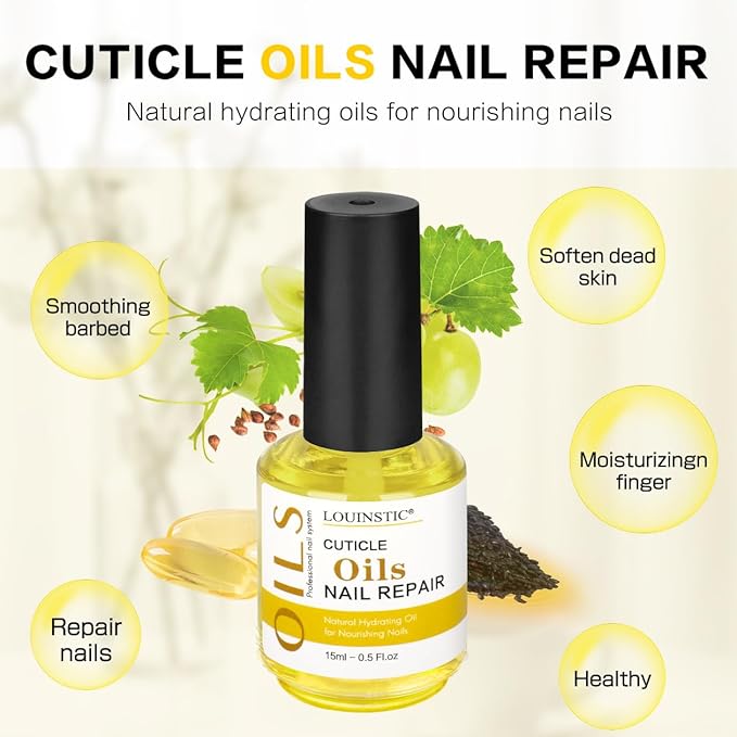 Gel Remover for Nails & Cuticle Oil for Nails,Nail Remover Quick Remove Gel Nail Polish within 3-5 mins, Nail Polish Remover removedor de esmalte gel