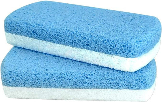 Maryton Glass Pumice Stone for Feet, Callus Remover and Foot Scrubber & Pedicure Exfoliator Tool Pack of 2
