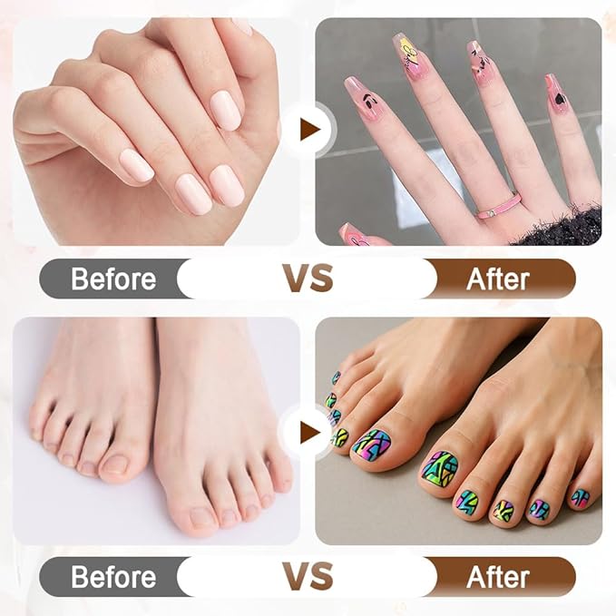 12 Colors Nail Art Pens Set, 2026 New Nail Art Markers for Gel Nails, 3D Nail Polish Pens Quick Drying Graffiti Dotting Point Liner Pens Acrylic Paint Pens Kit for DIY Nail Art (3 Set)