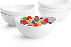 Sweese 18 oz Medium White Porcelain Bowls by Sweese