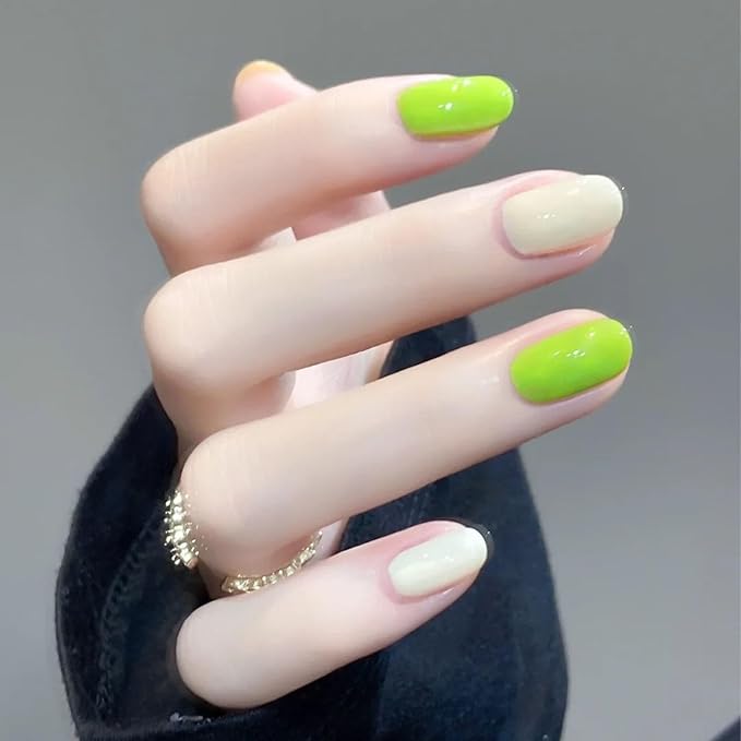 COSMOO Neon Green Quick Dry Nail Polish, 0.41 Fl Oz (Pack of 1), Red