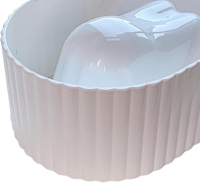 Generic Nail Soaking Bowl Nail Manicure Bowl Portable Nail Softening Bowl Nail Art Tool for Supplies Household Home Girlfriends Women, White