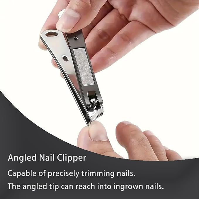 Angled Nail Clipper Slanted Toenail Clippers Ingrwon Toenail Trimmer For Man Women Pointed Oblique Clipper For Seniors