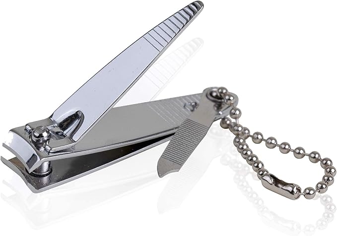 (6 Pack) Toe Nail Clippers Toenail Clippers and Fingernail Clipper Set, Premium Stainless Steel Ultra Sharp Sturdy Curved Edge Cutter Trimmer Finger Nail Clip for Adults Men Women Nail Cleaner