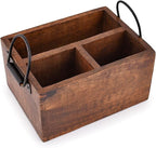 EDHAS 3 Compartment Flatware Caddy, Cutlery Utensil Holder - Image 2