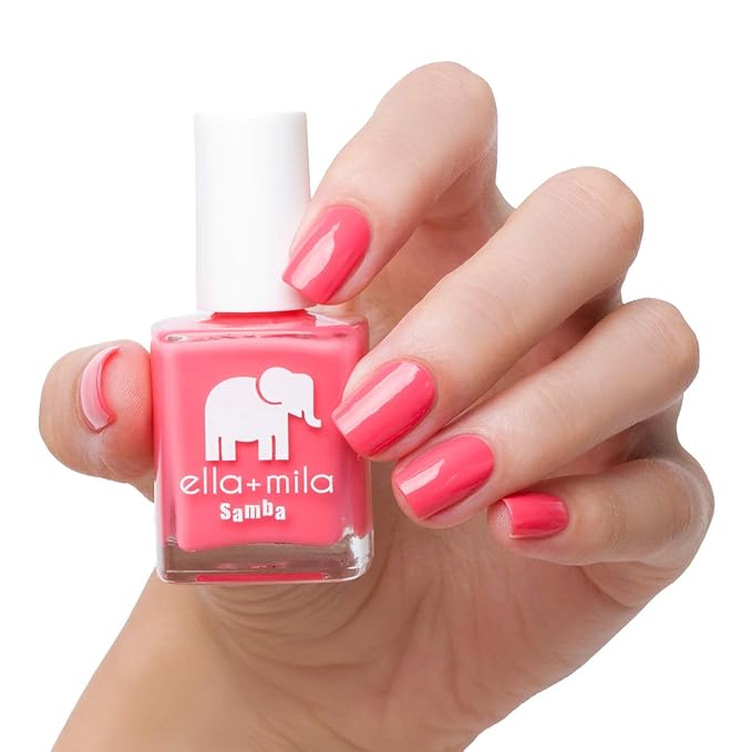 ella+mila Professional, Quick Dry, Long-Lasting & Chip-Resistant Pink Nail Polishes (Pinktini - 0.45 fl oz)