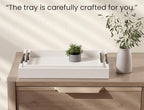 Fibogollo Set of 2 Bamboo Serving Trays - Image 5