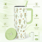 SANDJEST Cactus 40oz Tumbler - Image 2
