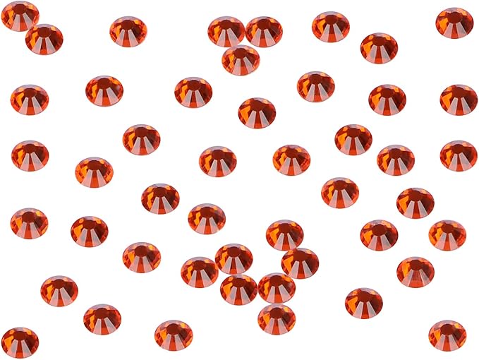 1440PCS Art Nail Rhinestones Non Hotfix Glue Fix Round Crystals Glass Flatback for DIY Jewelry Making with one Picking Pen (ss20 1440pcs, Hyacinth)