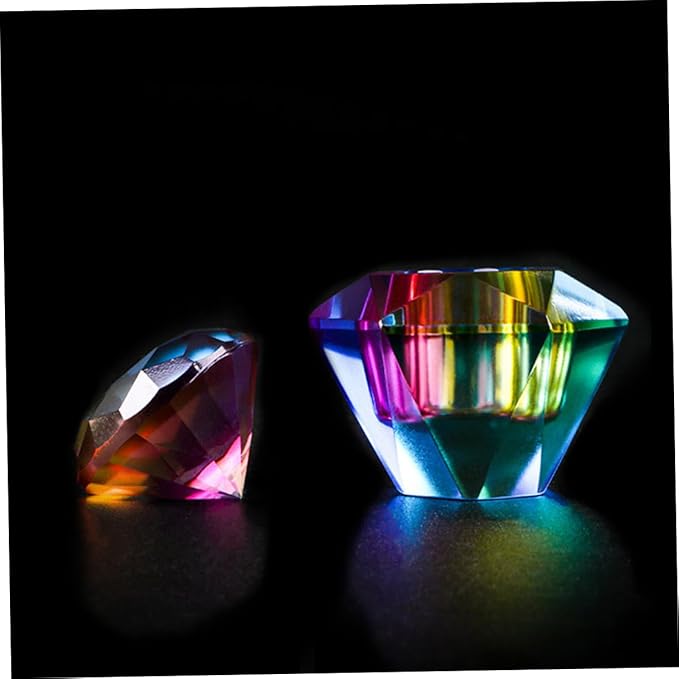 FRCOLOR nail glass bowl monomer dish petri dish monomer dish with lid glass bowl Manicure tools nail dappen dish dappen dish with lid nail glass cup crystal glass glass nails Acrylic