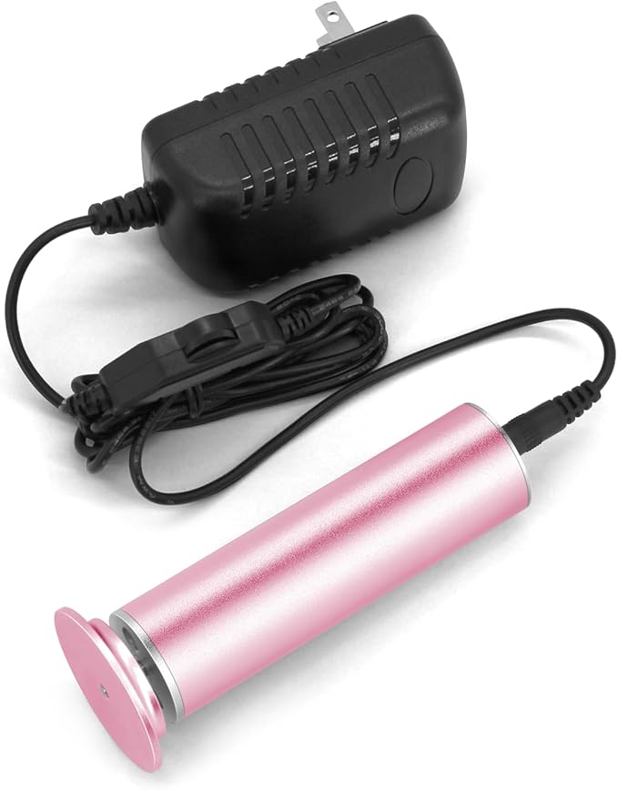 Electric Callus Remover for Feet Adjustable Speed, Powerful Foot Scrubber Electric Foot Callus Remover Heel File with 60PCS Sanding Discs Pedicure Tools for Feet Dead Skin Foot Grinder, Pink